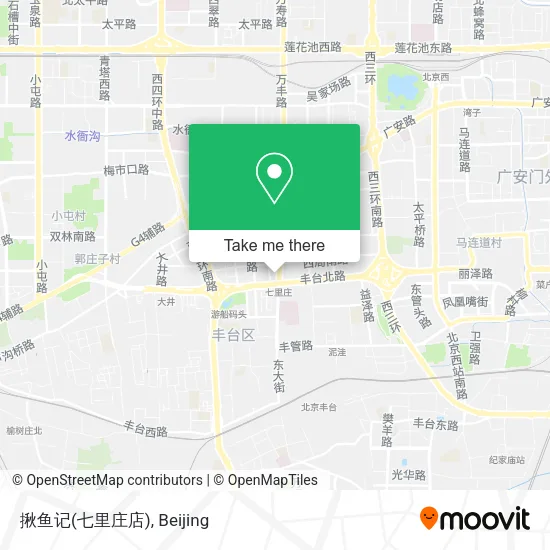 揪鱼记(七里庄店) map