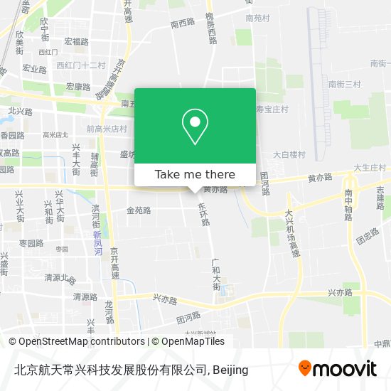 北京航天常兴科技发展股份有限公司 map