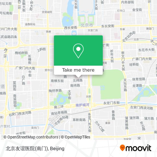 北京友谊医院(南门) map