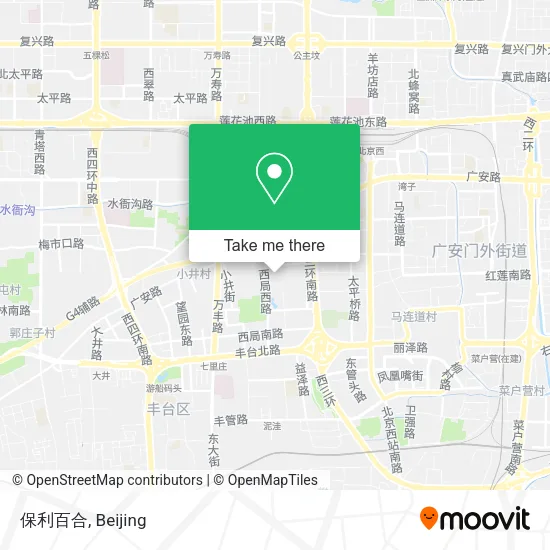 保利百合 map