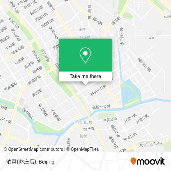 泊寓(亦庄店) map