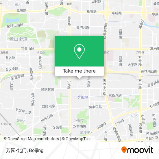 芳园-北门 map