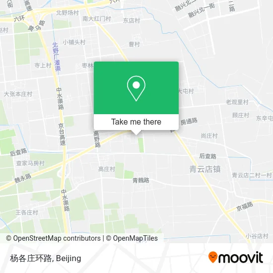 杨各庄环路 map