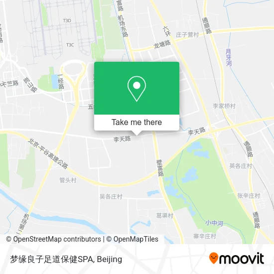 梦缘良子足道保健SPA map