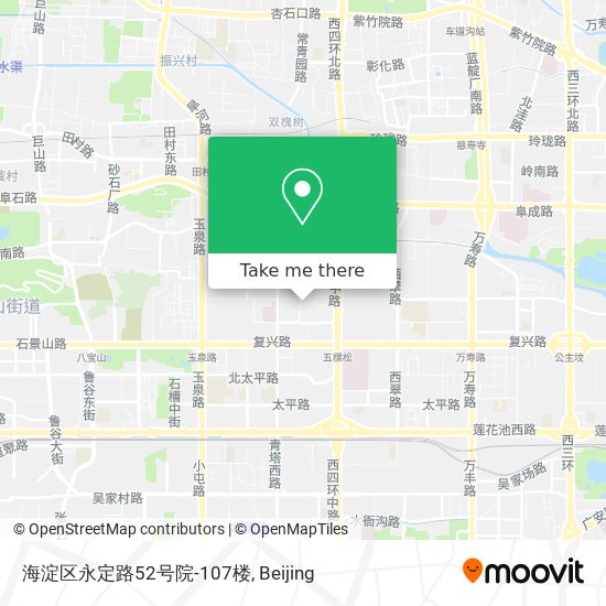 海淀区永定路52号院-107楼 map
