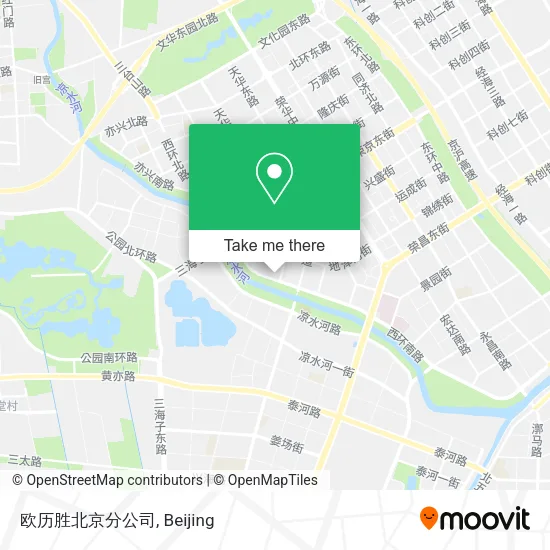 欧历胜北京分公司 map