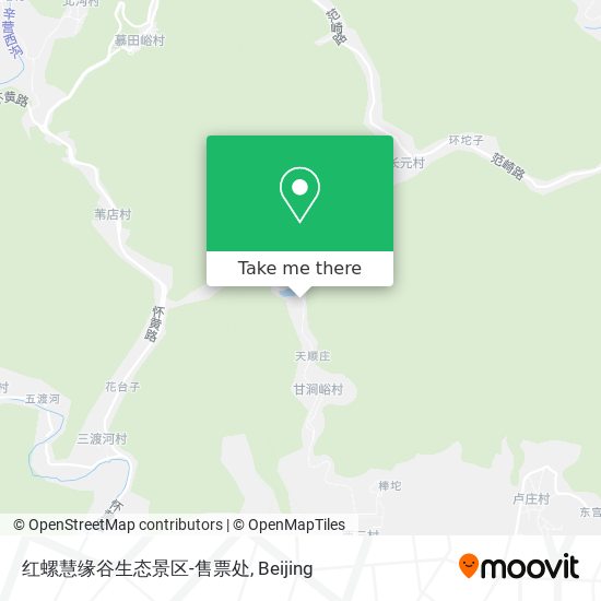 红螺慧缘谷生态景区-售票处 map