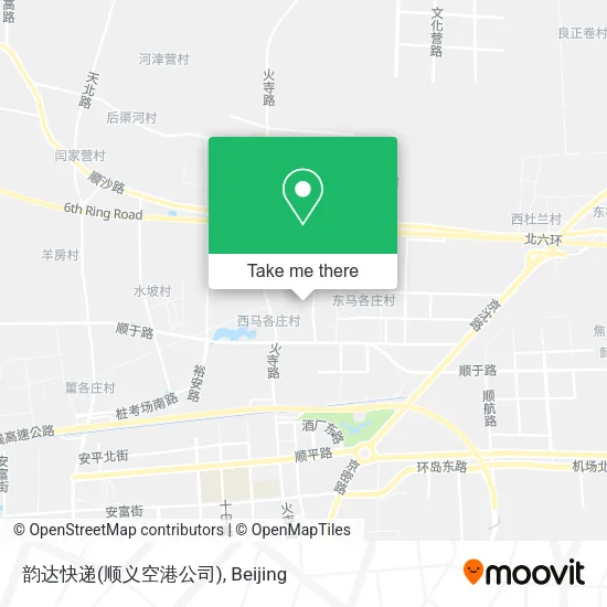 韵达快递(顺义空港公司) map
