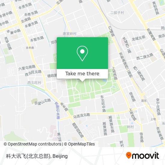 科大讯飞(北京总部) map