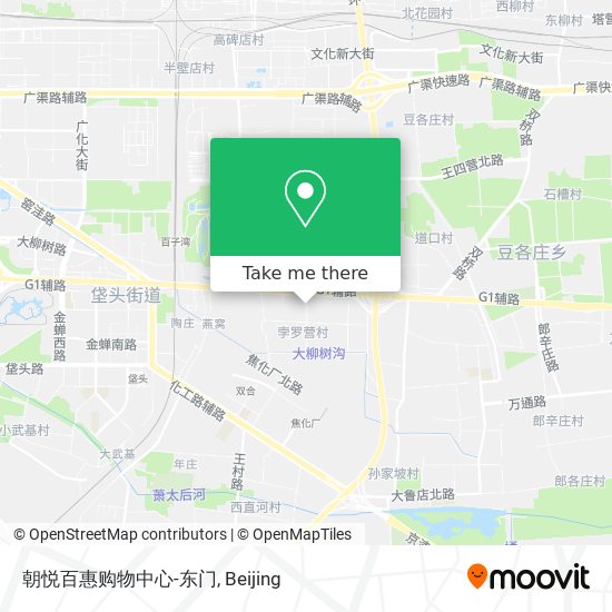 朝悦百惠购物中心-东门 map