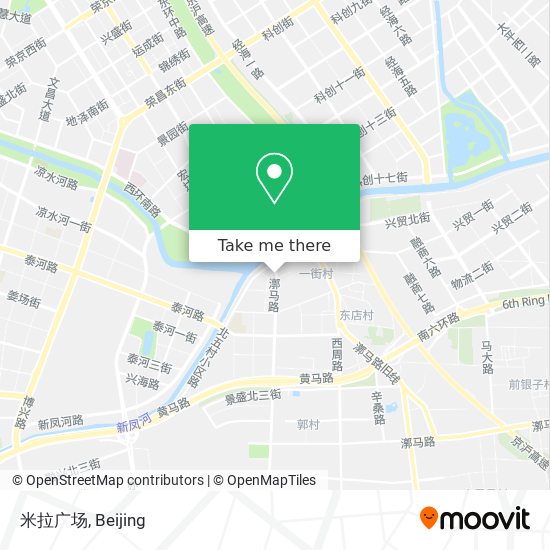 米拉广场 map