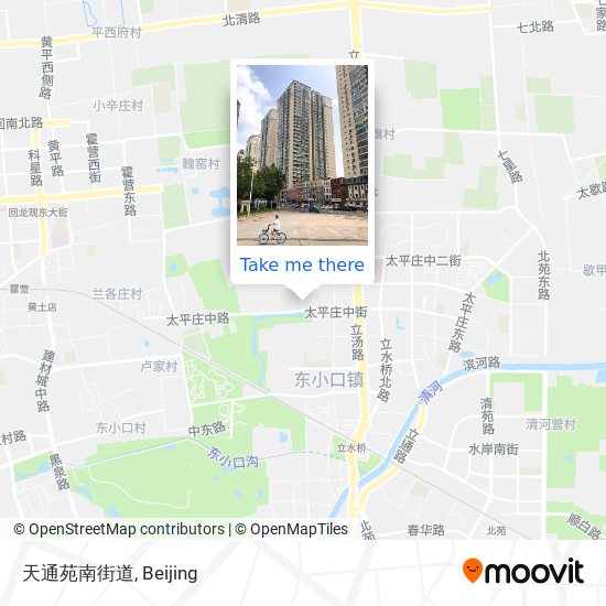 天通苑南街道 map