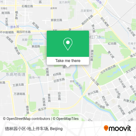 德林园小区-地上停车场 map