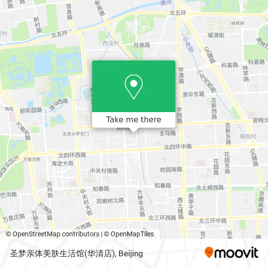 圣梦亲体美肤生活馆(华清店) map