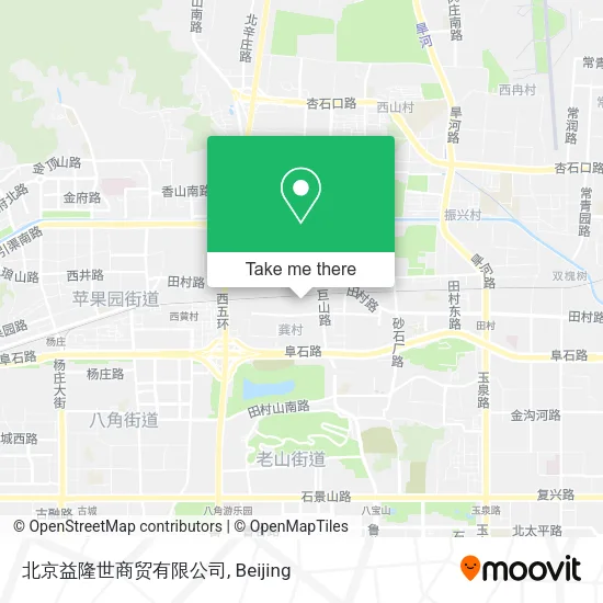 北京益隆世商贸有限公司 map