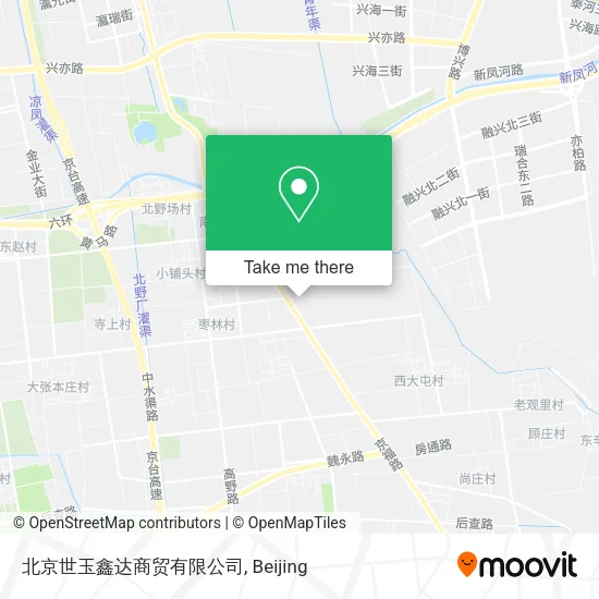 北京世玉鑫达商贸有限公司 map