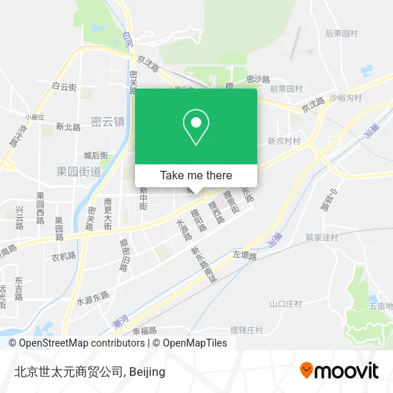 北京世太元商贸公司 map
