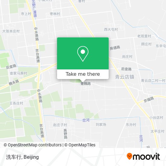 洗车行 map