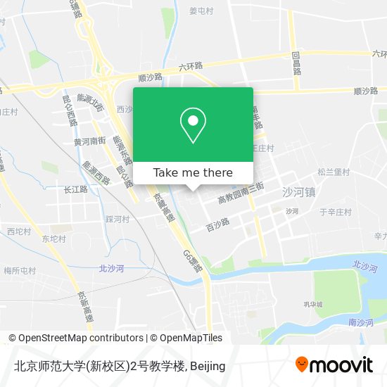 北京师范大学(新校区)2号教学楼 map