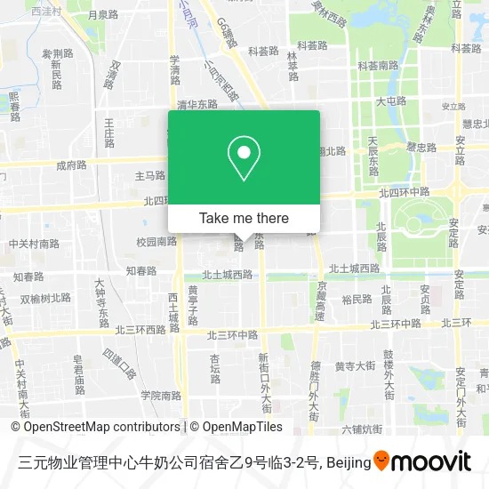 三元物业管理中心牛奶公司宿舍乙9号临3-2号 map
