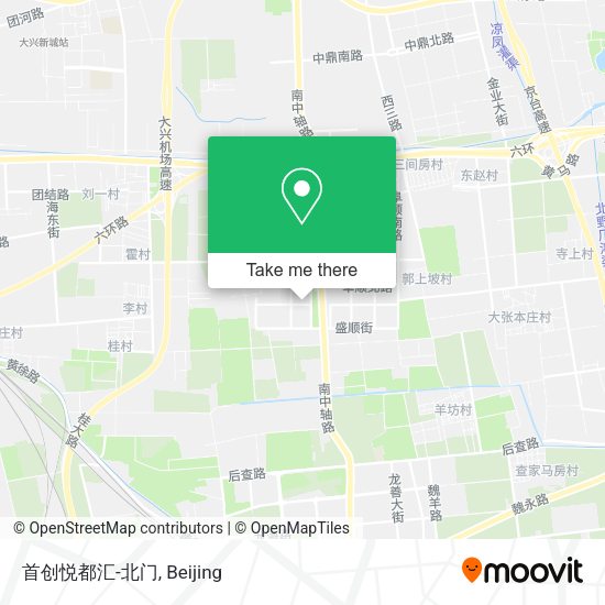 首创悦都汇-北门 map