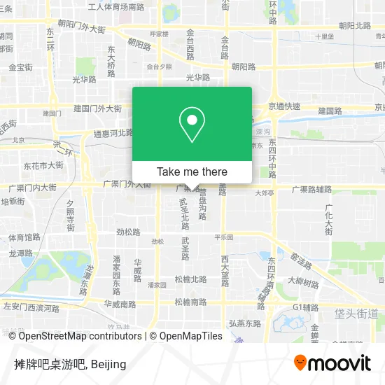 摊牌吧桌游吧 map