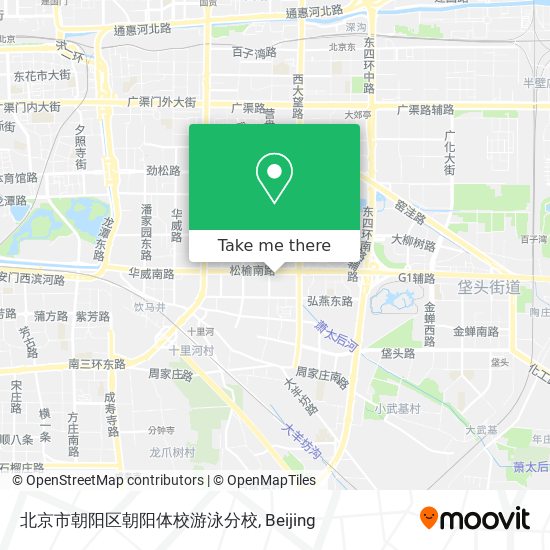 北京市朝阳区朝阳体校游泳分校 map