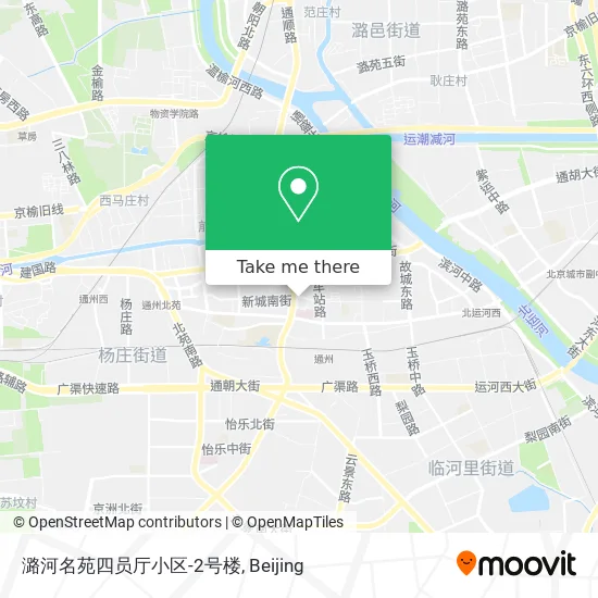 潞河名苑四员厅小区-2号楼 map