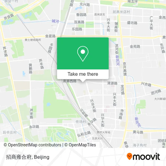 招商雍合府 map
