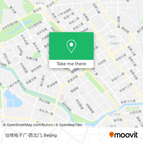 信维电子厂-西北门 map