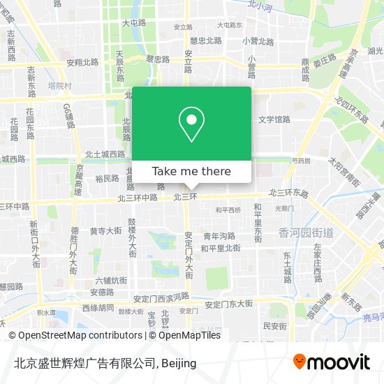 北京盛世辉煌广告有限公司 map