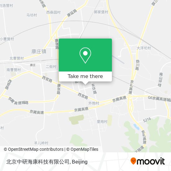 北京中研海康科技有限公司 map