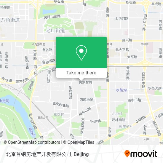 北京首钢房地产开发有限公司 map