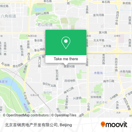 北京首钢房地产开发有限公司 map