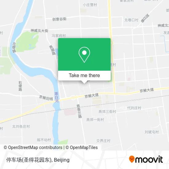 停车场(圣得花园东) map