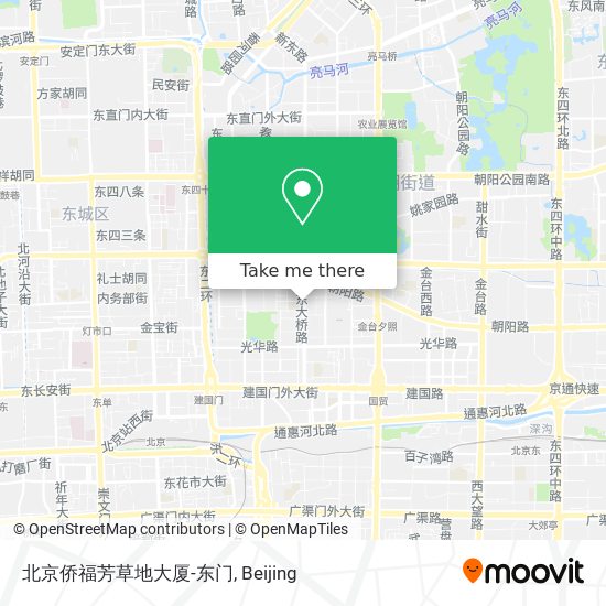 北京侨福芳草地大厦-东门 map