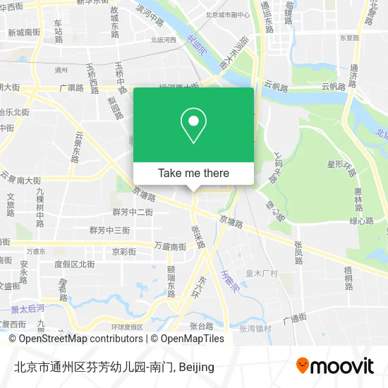 北京市通州区芬芳幼儿园-南门 map