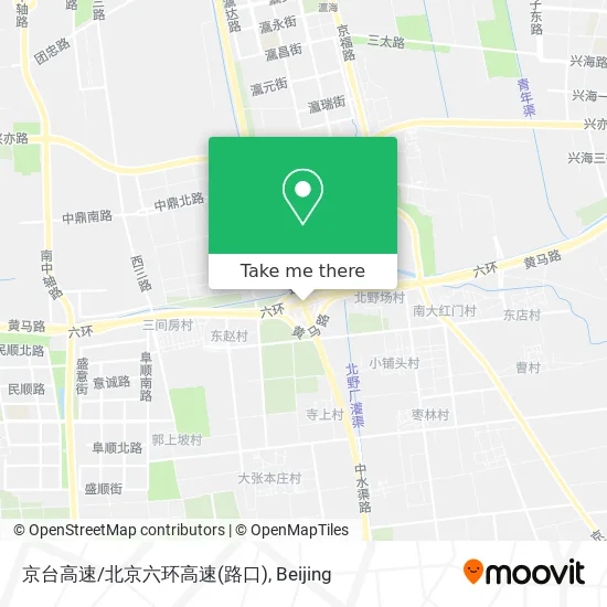京台高速/北京六环高速(路口) map