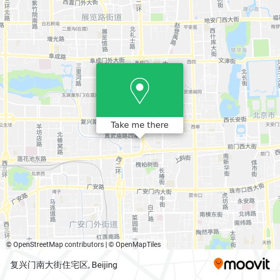 复兴门南大街住宅区 map
