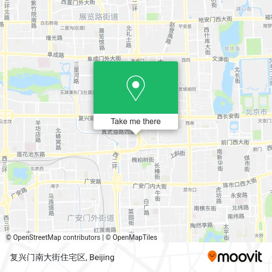 复兴门南大街住宅区 map