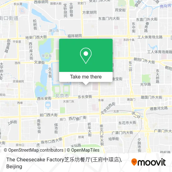 The Cheesecake Factory芝乐坊餐厅(王府中環店) map