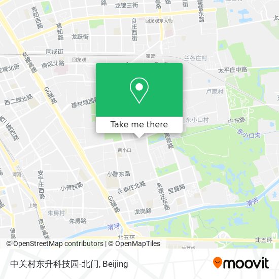 中关村东升科技园-北门 map