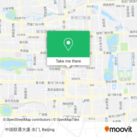 中国联通大厦-东门 map