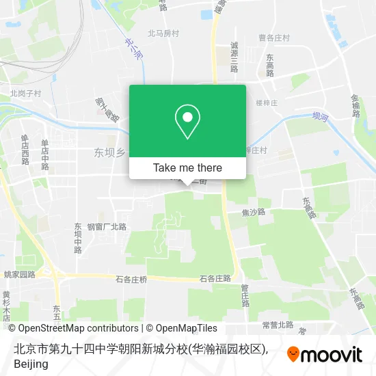 北京市第九十四中学朝阳新城分校(华瀚福园校区) map