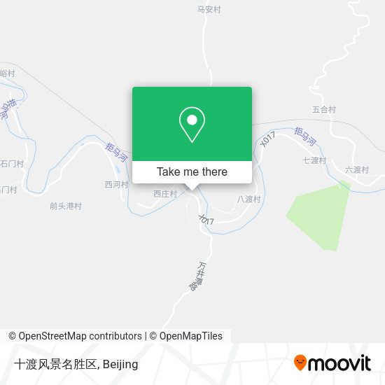 十渡风景名胜区 map