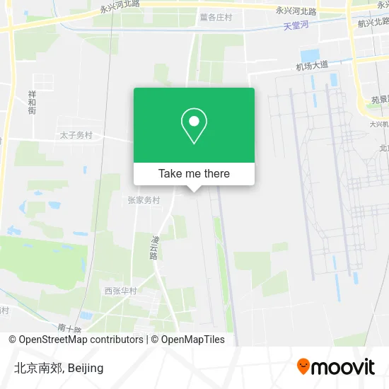 北京南郊 map