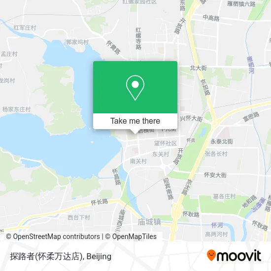 探路者(怀柔万达店) map