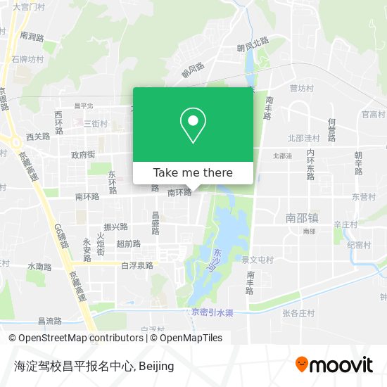 海淀驾校昌平报名中心 map