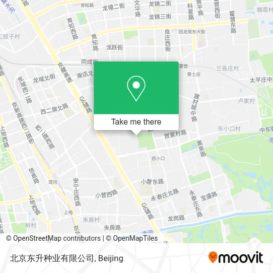北京东升种业有限公司 map