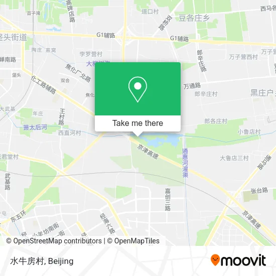 水牛房村 map